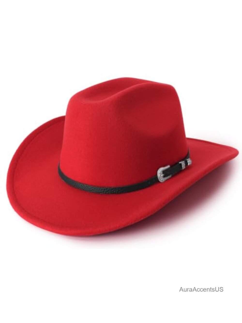 Wide Brim Felt Cowboy Hat Fedora Western Unisex Adult Costume Accessory